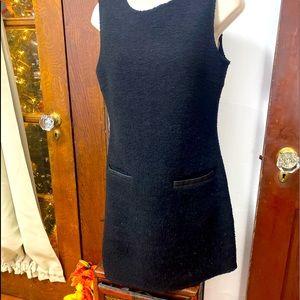 Ladies wool sleeves dress